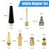 Bike Inflate Valve Adapter Set - Convert Presta to Schrader, Schrader to Presta, Presta to Presta - Tire Valve Extension fit DV SV AV FV Valves (7 Pack) view 2