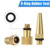 Bike Inflate Valve Adapter Set - Convert Presta to Schrader, Schrader to Presta, Presta to Presta - Tire Valve Extension fit DV SV AV FV Valves (7 Pack) view 3