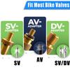 Bike Inflate Valve Adapter Set - Convert Presta to Schrader, Schrader to Presta, Presta to Presta - Tire Valve Extension fit DV SV AV FV Valves (7 Pack) view 4