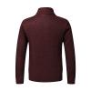 2023 Mens Cardigan Sweaters with Zipper Shawl Collar Cardigan Slim Fit Button Cable Knit Long Sleeve Sweater Coat 2023 Lightweight Sweaters Plus Size Wine M view 3