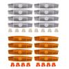 Acinkeety 8Pcs/Set Riding Bike Bicycle Warning Reflector Bicycle Wheel Spoke Reflector for Mountain Bike Road Bike Safety Warning Bike Spoke Reflector Bike Warning Reflector view 4