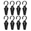 8Pcs Tent Canopy Clip Light Hooks 360 Degrees Adjustable Multifunctional Tent Canopy Clip for Outdoor Camping Equipment Hiking Tent Hooks view 1