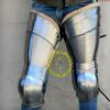 Medieval Leg Combat Steel Armor Set Plate Legs Armor SCA LARP Reenactment view 2