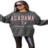 Alabama Crimson Tide Game Day Easy Street Premium Fleece Drop Shoulder Long Sleeve Crewneck Graphic Pullover (US, Alpha, X-Large, Regular, Regular) view 1