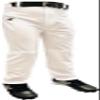 Easton | MOXIE Baseball Pant | White/Pink | Youth Large view 1