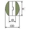 Martyr, CMX02ALS, Shaft Anode 7/8In Aluminum Slotted view 3