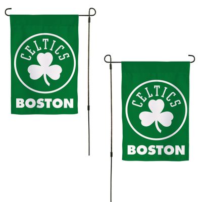 Desert Cactus Boston Celtics BC Garden Flag  19 x 12 inch NBA Boston Celtics Team Banner, For Outdoor Display and Events (Design B)
