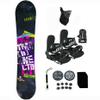 Symbolic LTD 151cm Blemish Snowboard and Black Bindings Package Leash, Stomp, Mask with Mens Womens (151-Blemish+ Lrg Binding(Men 9-13) N32) view 1