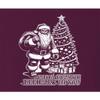 5X-Large Maroon Mens Santa Squatch Believes in You Funny Bigfoot Christmas T-Shirt view 4