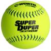 Worth | PRO TAC Super Duper Extreme Multi-Layer Slowpitch Softball | Blue Stitch - 11" | 12 Count view 1