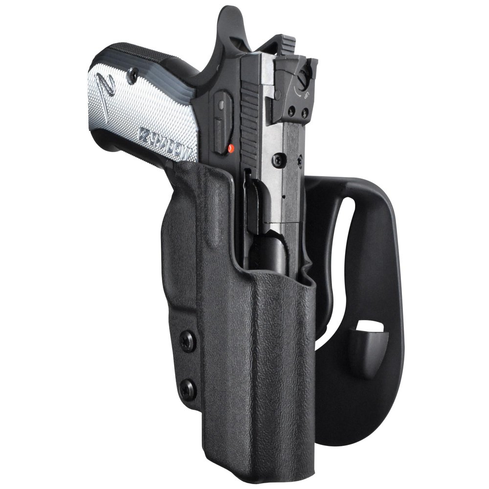 OWB Paddle Holster fits CZ Shadow 2 Compact (Right-Hand Draw, Black)