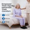 Ovidis Dementia Clothing - Alzheimers Anti-Strip Jumpsuit - Onesie for Elderly Women - Carrie Wisteria XL view 2
