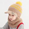 Baby Toddler Winter Hat Scarf Set Pom Girls Boys Kids with Fleece Lined eanie Snow Hat Knitted Hood (E, One Size) view 2