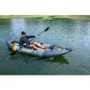 Solstice Inflatable Kayak Boat  Durable, Portable & Adventure-Ready, Heavy Duty PVC  Adjustable Seats, Accessory Mounts, Skeg & Pump Included, Fishing, 1-2 Person Tandem, Scout, Camo, 12'6" view 2