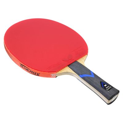 BalsaCarbo X7 Pro-Line Table Tennis Racket | The Softness of Balsa and The Hardness of Carbon | Featuring Tenergy 80 FX | Recommended for Aspiring Professional Players