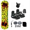 T9 Symbolic Technine 140cm Blemish Snowboard and Black Bindings Package Leash, Stomp, Mask Mens Womens (140-Blem-Rockr+SM Binding(Men 5-8.5) N76) view 1