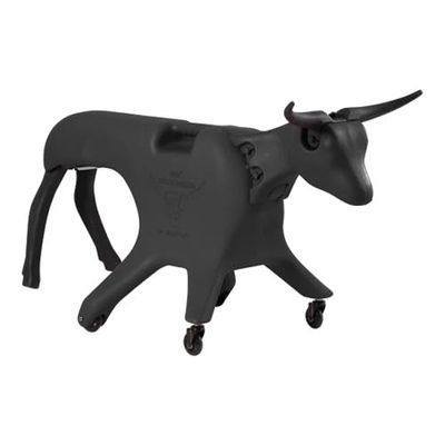 7K Lil' Something Roller Roping Dummy - Black