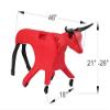 7K Lil' Something Roller Roping Dummy - Black view 3