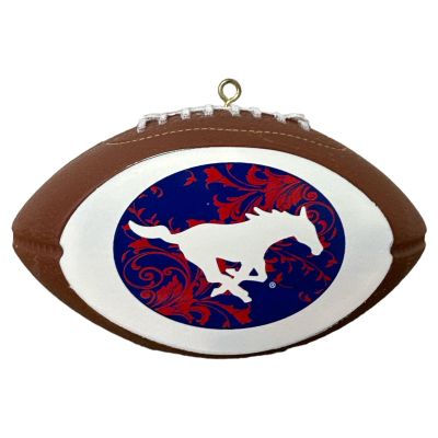 NCAA Southern Methodist University Mustangs Replica Football Ornament