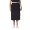 Andrew Marc Women's Stretch French Terry Midi Skirt, Black view 2