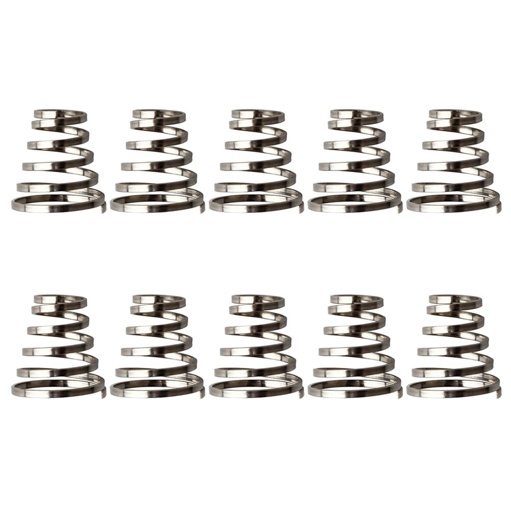 10Pcs Bike Wheel Skewer Spring Stainless Steel Bike Hub Quick Release Lever Shafts Spring For Cycling Mountain Road Bike Bike Quick Release Skewer Spring Wheel Rod Stainless Steel Replacements