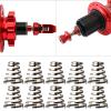 10Pcs Bike Wheel Skewer Spring Stainless Steel Bike Hub Quick Release Lever Shafts Spring For Cycling Mountain Road Bike Bike Quick Release Skewer Spring Wheel Rod Stainless Steel Replacements view 2