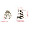 10Pcs Bike Wheel Skewer Spring Stainless Steel Bike Hub Quick Release Lever Shafts Spring For Cycling Mountain Road Bike Bike Quick Release Skewer Spring Wheel Rod Stainless Steel Replacements view 3