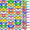 64 Pcs Adult Kids Sunglasses Bulk with UV Protection,16 Colors Neon 80s Retro Plastic Sun Glasses, Summer Beach Pool Party Favors Supplies, Gift for Birthday Goody Bag Filler School Classroom Prizes view 1