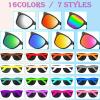 64 Pcs Adult Kids Sunglasses Bulk with UV Protection,16 Colors Neon 80s Retro Plastic Sun Glasses, Summer Beach Pool Party Favors Supplies, Gift for Birthday Goody Bag Filler School Classroom Prizes view 2