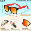 64 Pcs Adult Kids Sunglasses Bulk with UV Protection,16 Colors Neon 80s Retro Plastic Sun Glasses, Summer Beach Pool Party Favors Supplies, Gift for Birthday Goody Bag Filler School Classroom Prizes view 3
