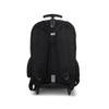 Adult 15.6 College Executive Rolling Backpack Laptop Backpack, black / black, 31 litros, Heavy duty backpack with back strap and wheel view 4