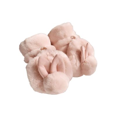 Women Girls Warm Gloves thicken Cute rabbit ears Convertible Flip Top Winter Fingerless Thick Mittens for Teen student (Color : pink, Size : Talla nica)