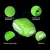 PATIKIL Bike Helmet Cover, 3 Pack Motorcycle Helmet Rain Covers Waterproof Bicycle Helmets Covers with Reflective Strip for Road Cycling, Green view 3