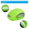 PATIKIL Bike Helmet Cover, 3 Pack Motorcycle Helmet Rain Covers Waterproof Bicycle Helmets Covers with Reflective Strip for Road Cycling, Green view 4
