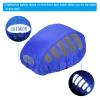 PATIKIL Cycling Bicycle Helmet Cover, 3 Pack Motorcycle Helmet Rain Covers Ride Gear Helmet Cover with Reflective Strip for Road Cycling, Blue view 4