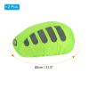 PATIKIL Cycling Bicycle Helmet Cover, 2 Pack Motorcycle Helmet Rain Covers Ride Gear Helmet Cover with Reflective Strip for Road Cycling, Green view 2