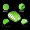 PATIKIL Cycling Bicycle Helmet Cover, 2 Pack Motorcycle Helmet Rain Covers Ride Gear Helmet Cover with Reflective Strip for Road Cycling, Green view 3
