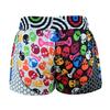 ROAR-INT Kid's Muay Thai Shorts Martial Arts MMA Kickboxing Shorts for Boys Girls Boxing Trunks Shorts (US, Alpha, Large, Regular, White-Black, Regular Fit) view 4