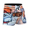 ROAR-INT Kid's Muay Thai Shorts Martial Arts MMA Kickboxing Shorts for Boys Girls Boxing Trunks Shorts (US, Alpha, X-Large, Regular, Bull-Dog, Regular Fit) view 2