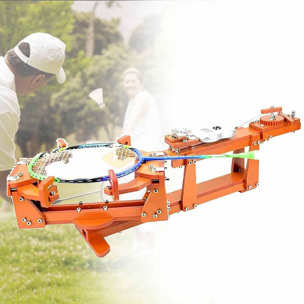 Winch Badminton String Machine,Badminton Racket String Machine,Racket Frame Threading Machine,Fixed Remnant String Tools for Squash,Tennis,Badminton Racket