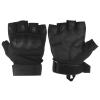 PATIKIL Fingerless Gloves, 1Pair Half Finger Gloves Breathable Workout Gloves for Outdoor Work Climbing Cycling Hunting, Black, XL view 1