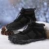 Barefoot Boots, Wide Toe Box Barefoot Shoes, Waterproof Quick Drying Barefoot Shoes Men Women Wide Toe Box Winter Trainer Minimalist Zero Drop Sole Boots Sneakers Unique Design Shoes view 2