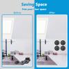 Fulvari Wall Mounted Weight Plate Holder, Fit A3 Weight Plate, 300 Lbs Capacity Wall Weight Storage Rack with Rubber Ring, Weight Plate Rack for Home Gym view 4