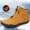 Barefoot Boots, Wide Toe Box Barefoot Shoes, Waterproof Quick Drying Barefoot Shoes Men Women Wide Toe Box Winter Trainer Minimalist Zero Drop Sole Boots Sneakers Unique Design Shoes view 4