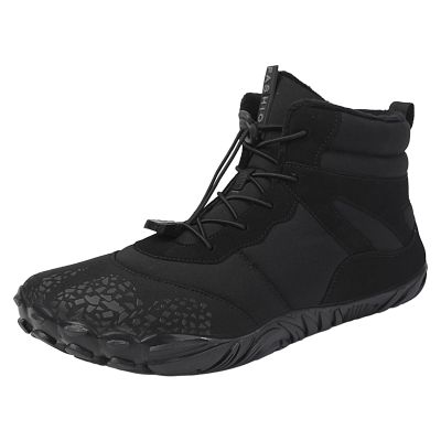 Barefoot Boots, Wide Toe Box Barefoot Shoes, Waterproof Quick Drying Barefoot Shoes Men Women Wide Toe Box Winter Trainer Minimalist Zero Drop Sole Boots Sneakers Unique Design Shoes