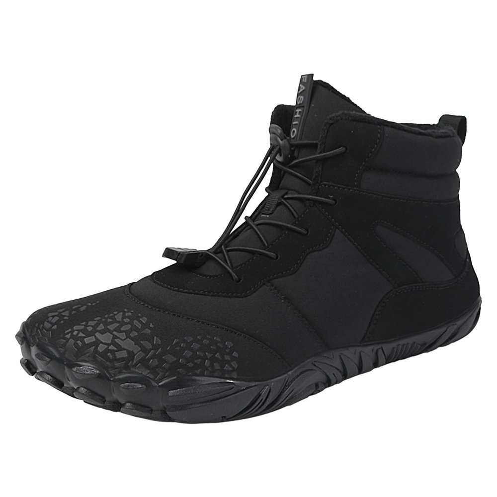 Barefoot Boots, Wide Toe Box Barefoot Shoes, Waterproof Quick Drying Barefoot Shoes Men Women Wide Toe Box Winter Trainer Minimalist Zero Drop Sole Boots Sneakers Unique Design Shoes