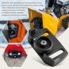 2 Pcs 490-241-0038 Universal Rolling Skid Shoes Wheel for Craftsman MTD Cub Cadet and Most 2-Stage and 3-Stage Snow Thrower Snowblowers, Universal Roller Skid Snow Thrower Shoes view 3