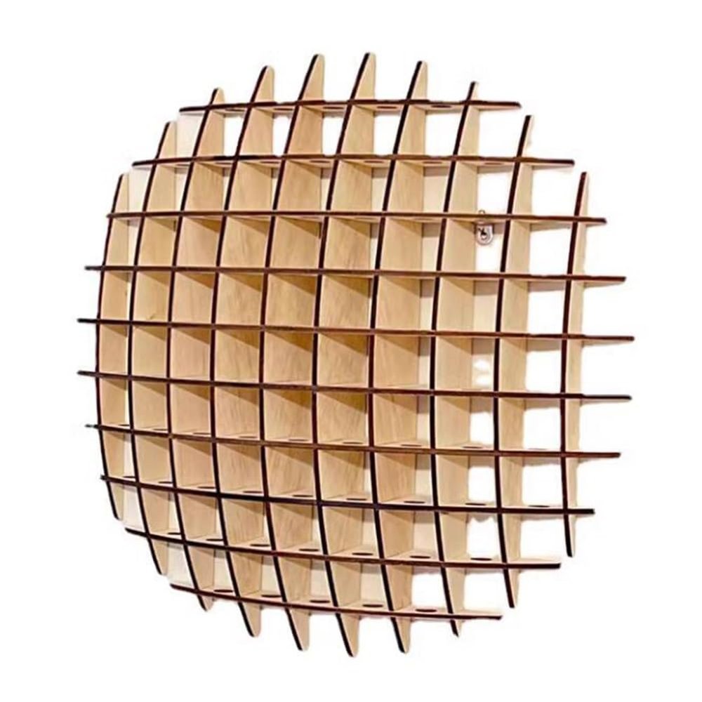 GRRICEPL Wood Golf Ball Holder, Memorial Ball Storage Rack, for Display and Collection Golf Ball Display Case Wall Mount