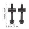 OUKENS 2 PCS M5 X 40mm Bike Seatpost Screw, Seat Post Fixing Screw Bike DIY Replacement Parts,Bicycle Fixing Screw for Road Bike Mountain Bike (Black) view 4