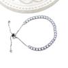 Uloveido Adjustable Silver Color Slider Bolo Clasp Tennis Bracelets for Girlfriend Women with Created Diamond Cubic Zirconia Y4043 view 4
